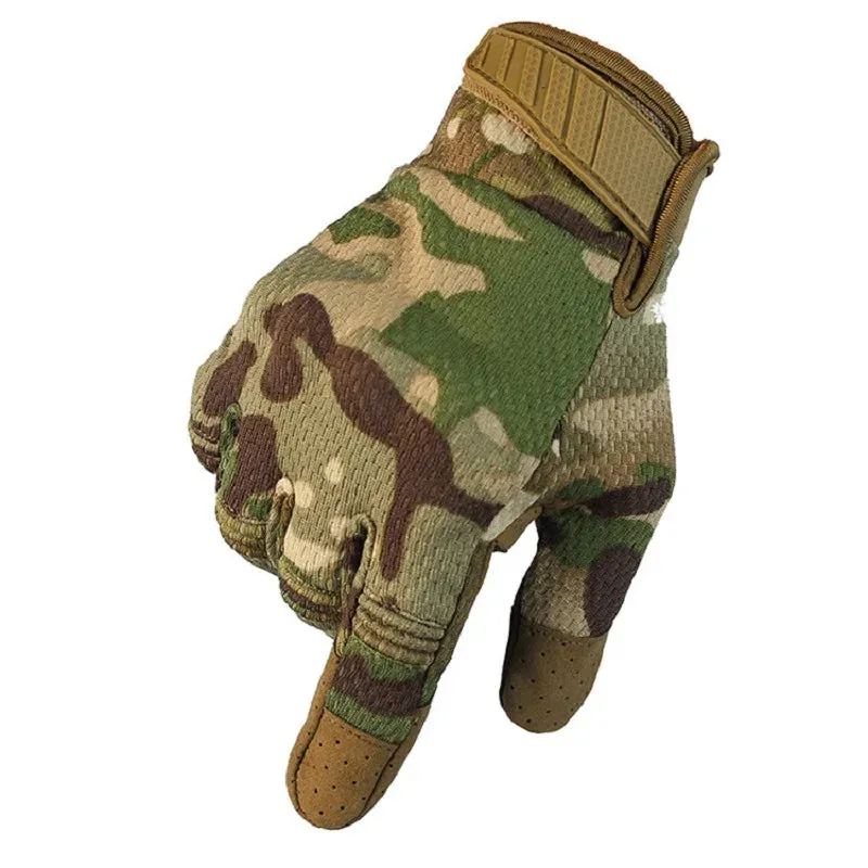Men's Full Finger Cycling Gloves - Antiskid Screen Touch Racing Gloves for Bike Riding and Outdoor Sports