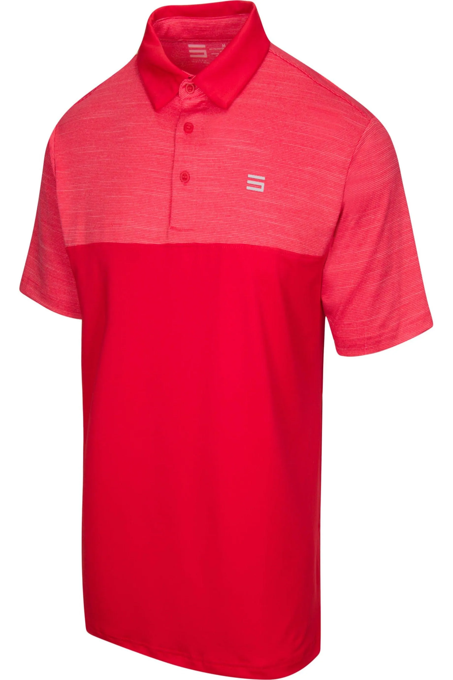 Men's Heathered Two-Tone Golf Polo