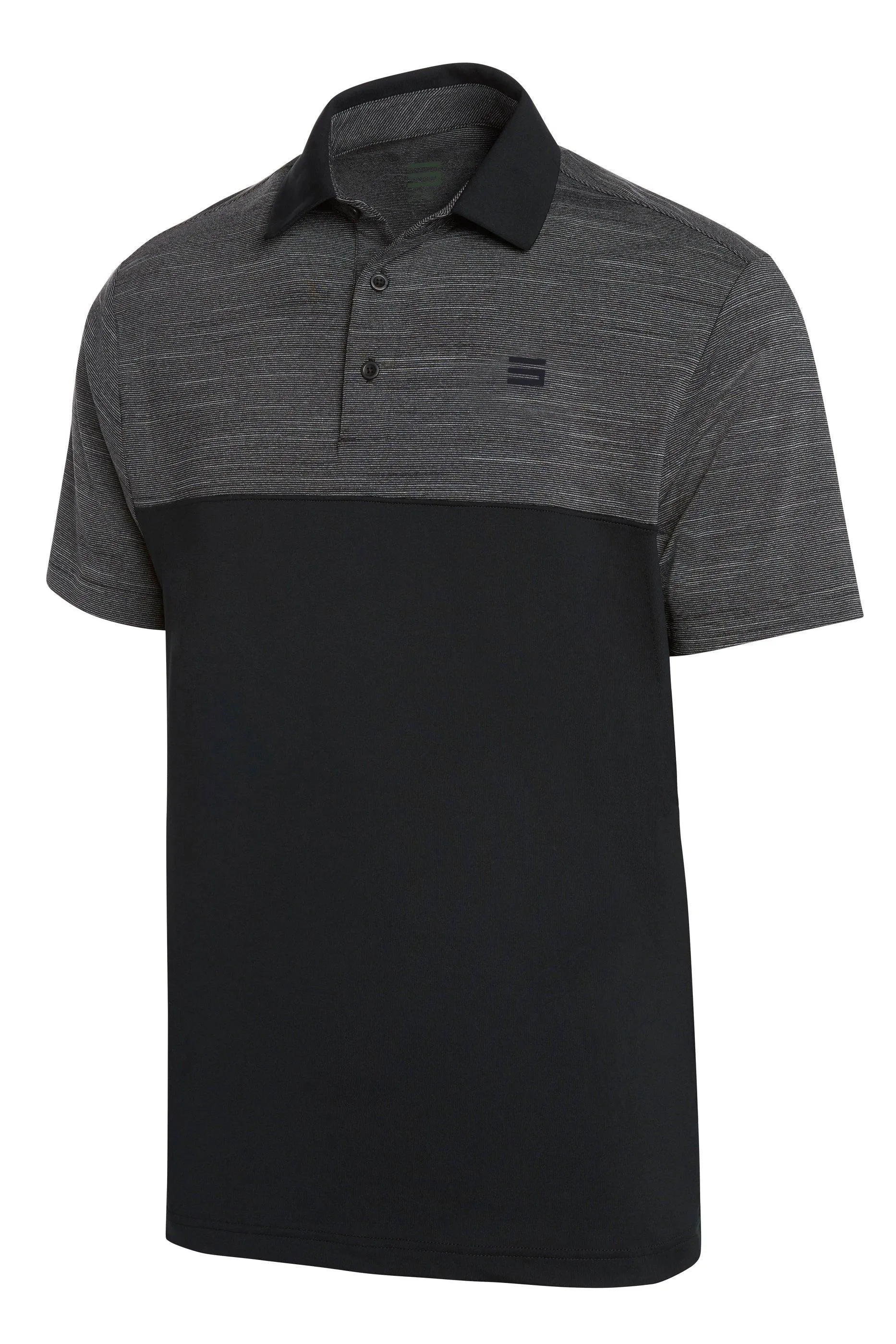 Men's Heathered Two-Tone Golf Polo