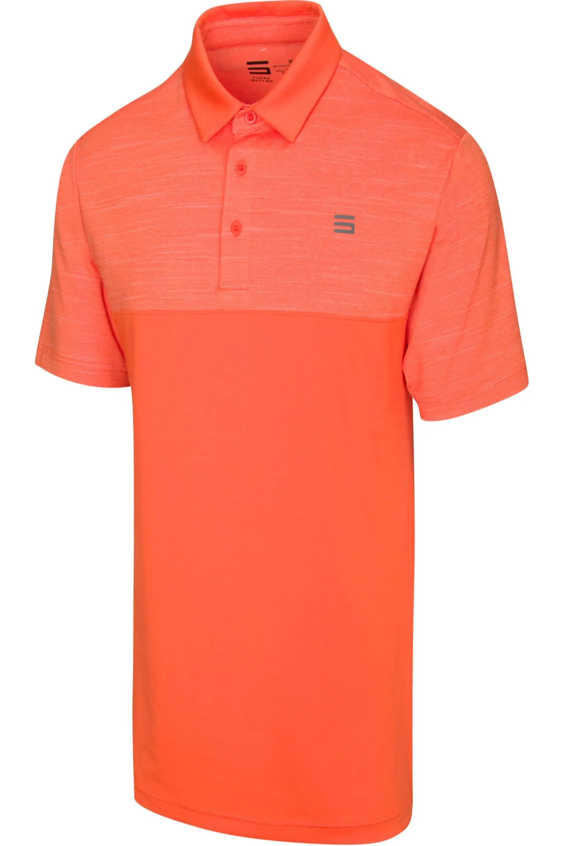 Men's Heathered Two-Tone Golf Polo