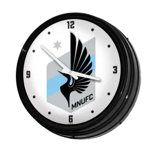 Minnesota United FC: Retro Lighted Wall Clock