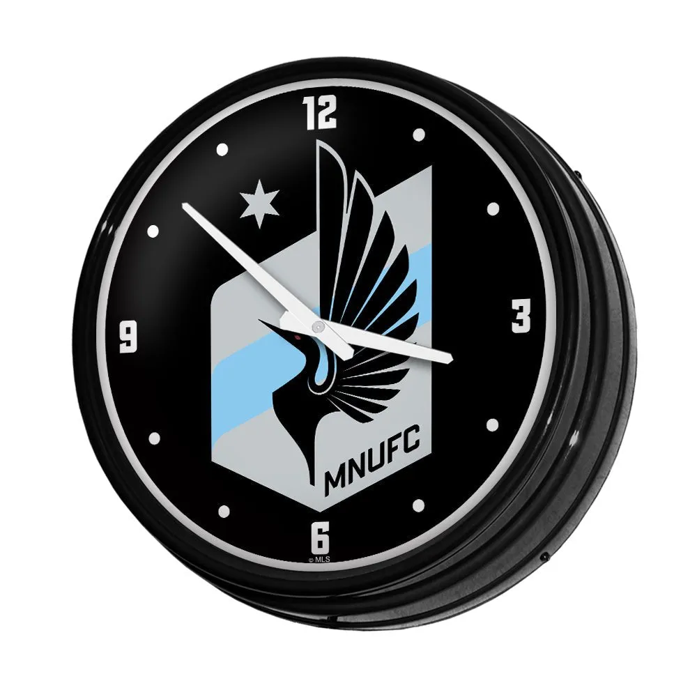 Minnesota United FC: Retro Lighted Wall Clock