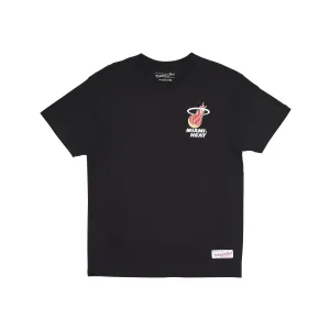 MITCHELL & NESS MIAMI HEAT RETRO REPEAT TEE