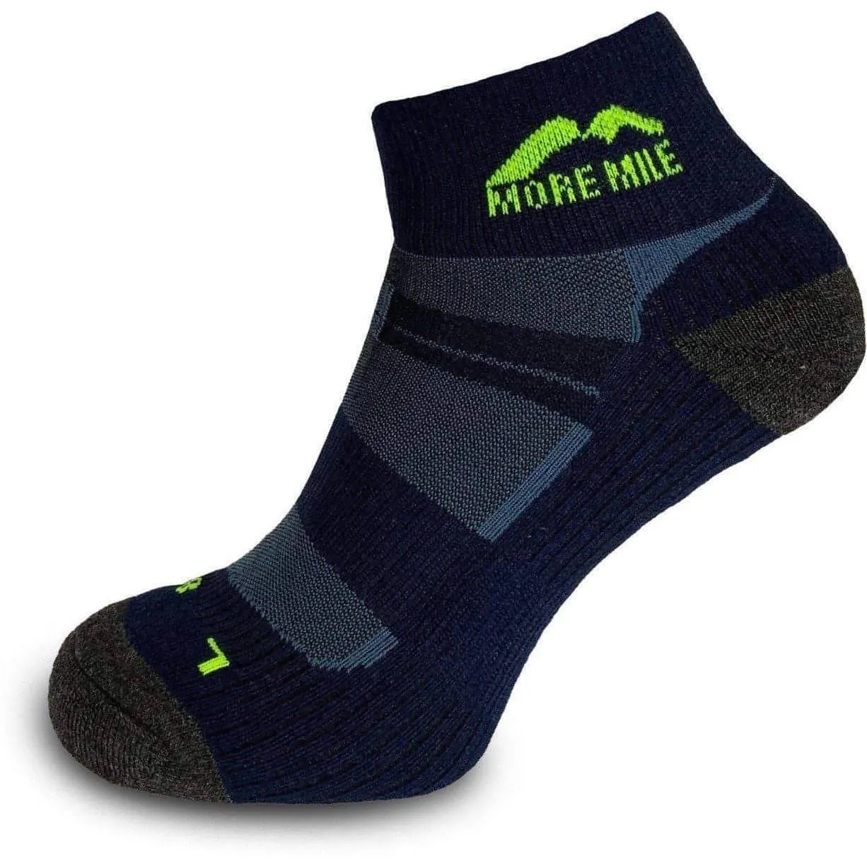 More Mile Endurance (5 Pack) Coolmax Mens Running Socks - Multi