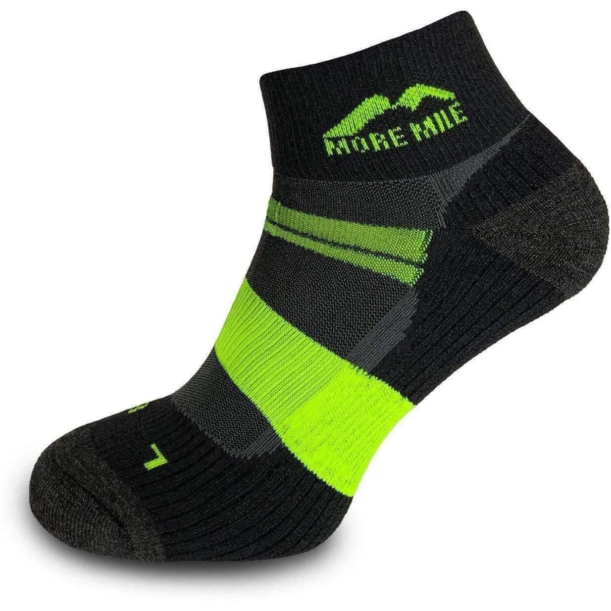 More Mile Endurance (5 Pack) Coolmax Mens Running Socks - Multi