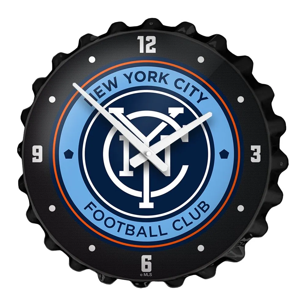 New York City FC: Bottle Cap Wall Clock