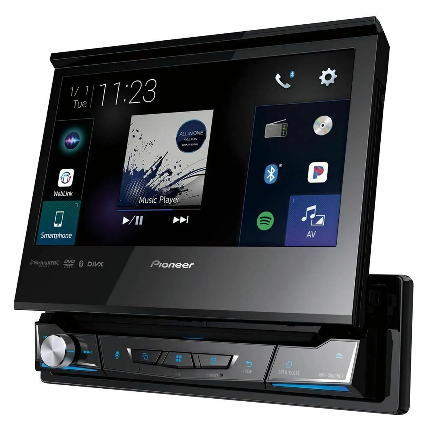 Pioneer AVH-3500NEX Single Din - 6.8" - Apple CarPlay - Bluetooth
