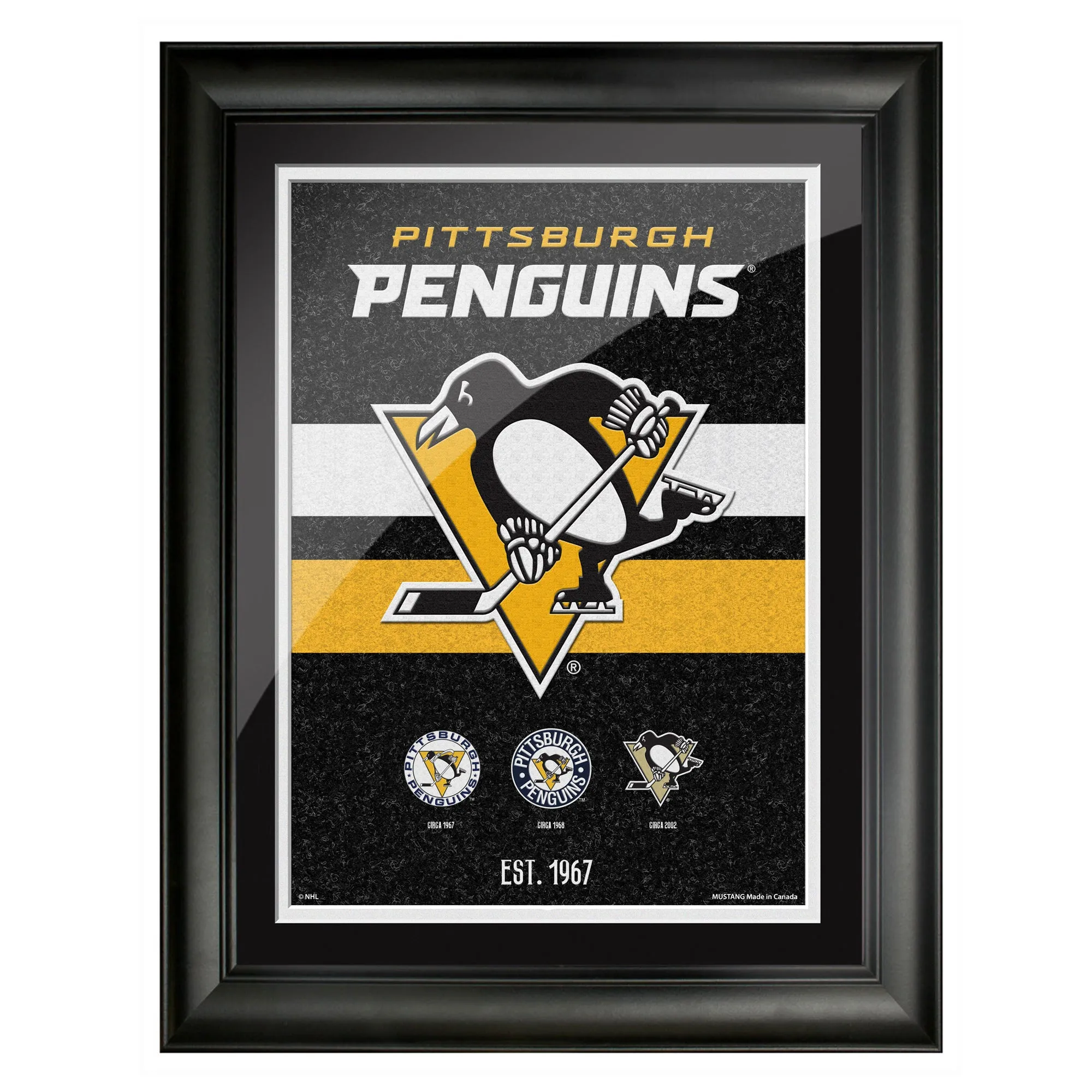Pittsburgh Penguins 12x16 Team Tradition Framed Artwork