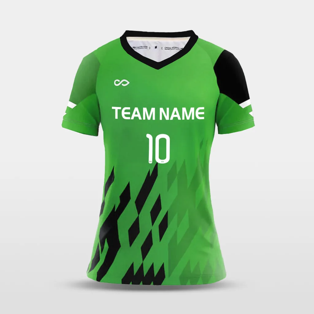 Pixel Fire - Customized Women's Sublimated Soccer Jersey