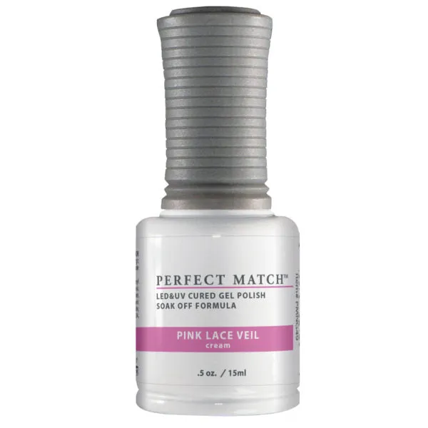 PMS049 Pink Lace Veil - Gel Polish & Nail Lacquer 1/2oz.