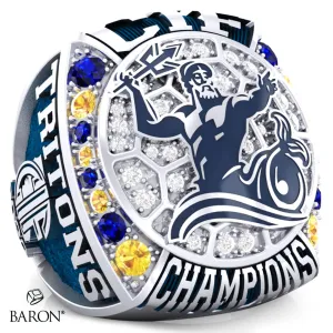 Preuss High School Boys Soccer Championship Ring - Design 1.3