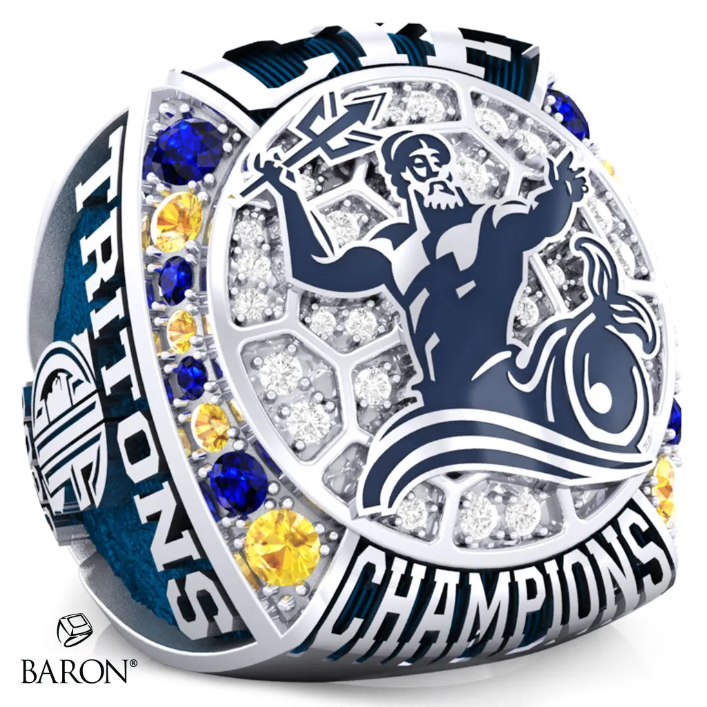 Preuss High School Boys Soccer Championship Ring - Design 1.3