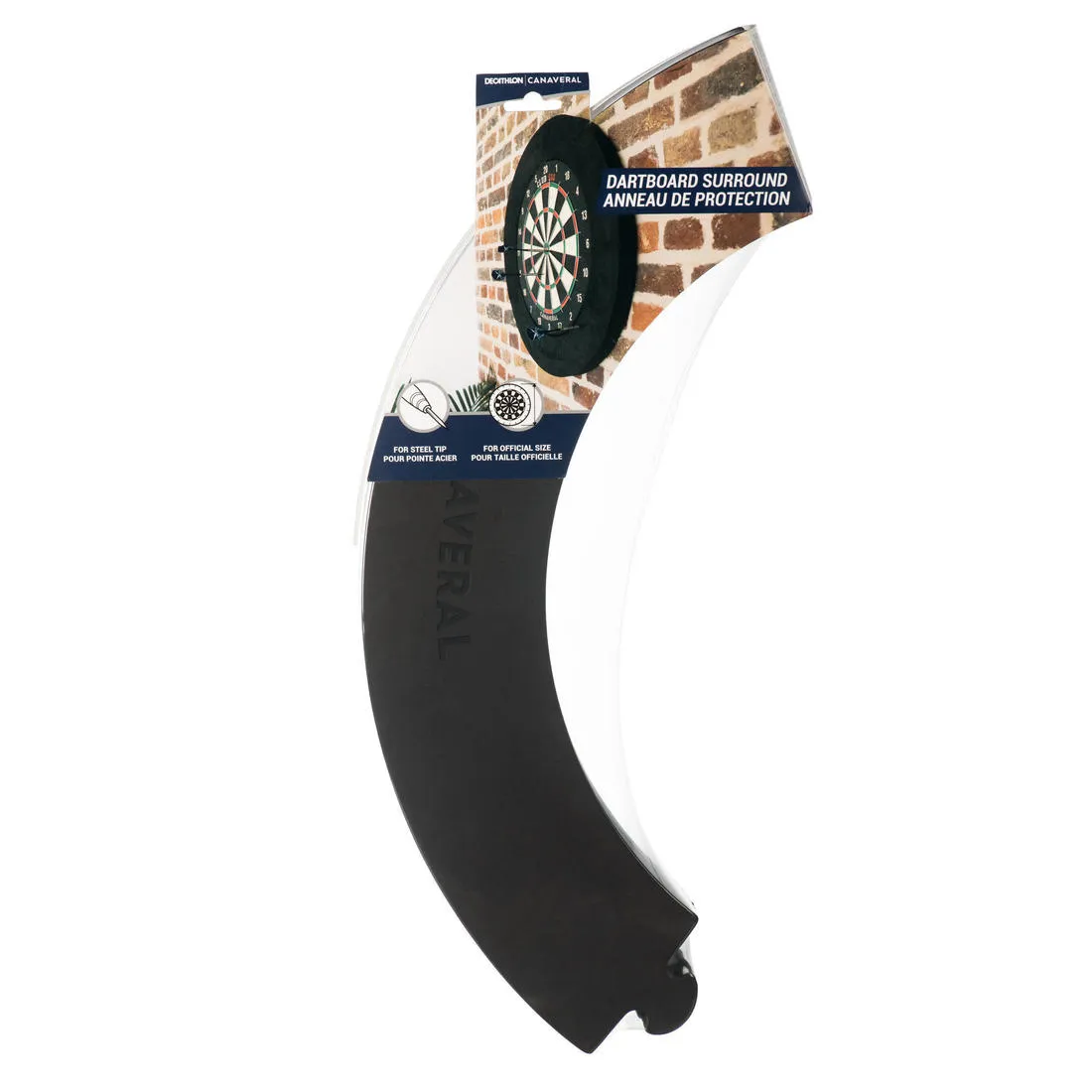 Protective ring for dartboard - Black