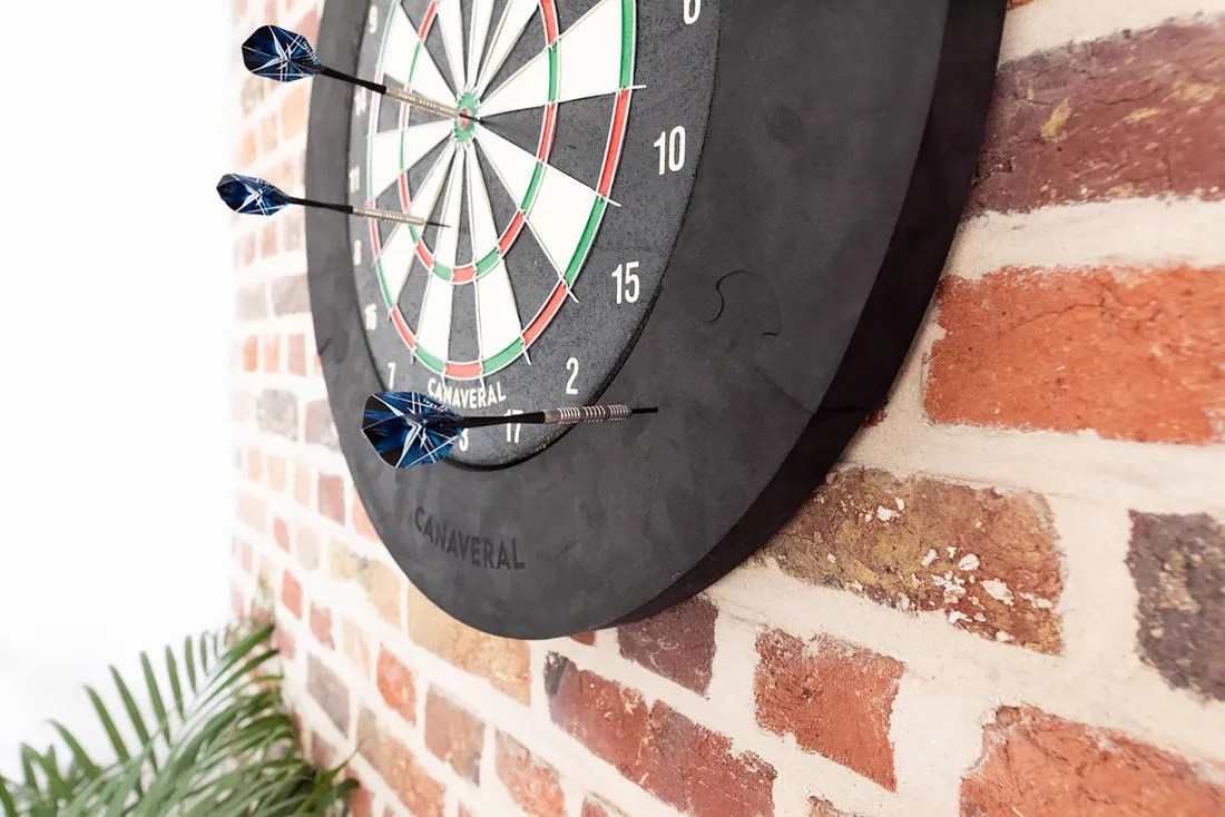 Protective ring for dartboard - Black