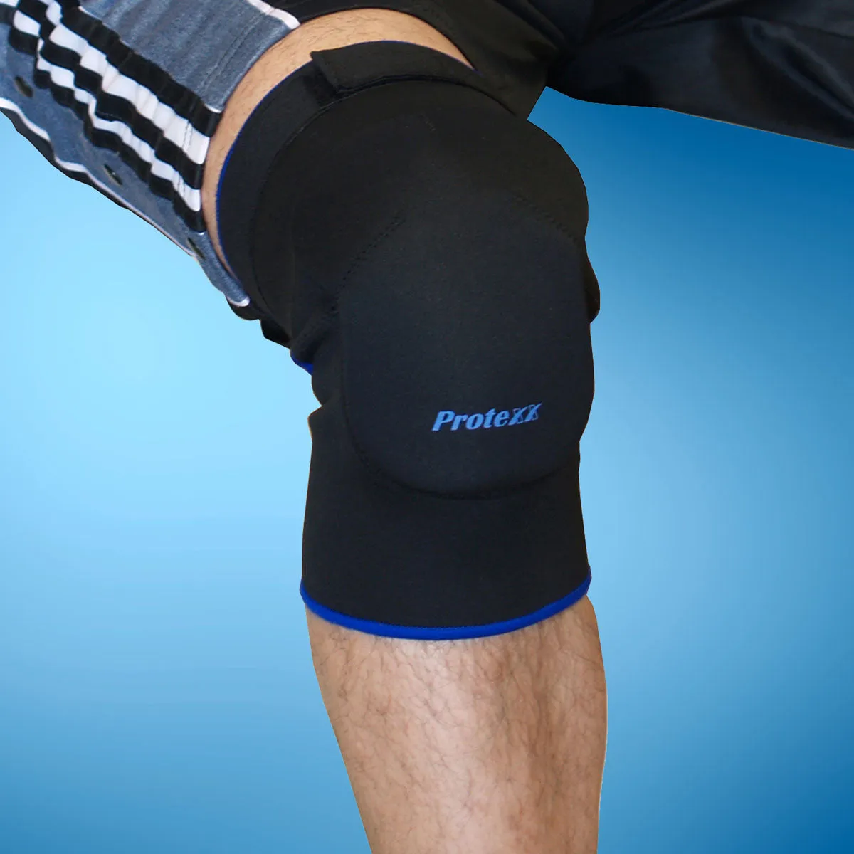 Protexx Knee Sport Protective Support Brace - Black