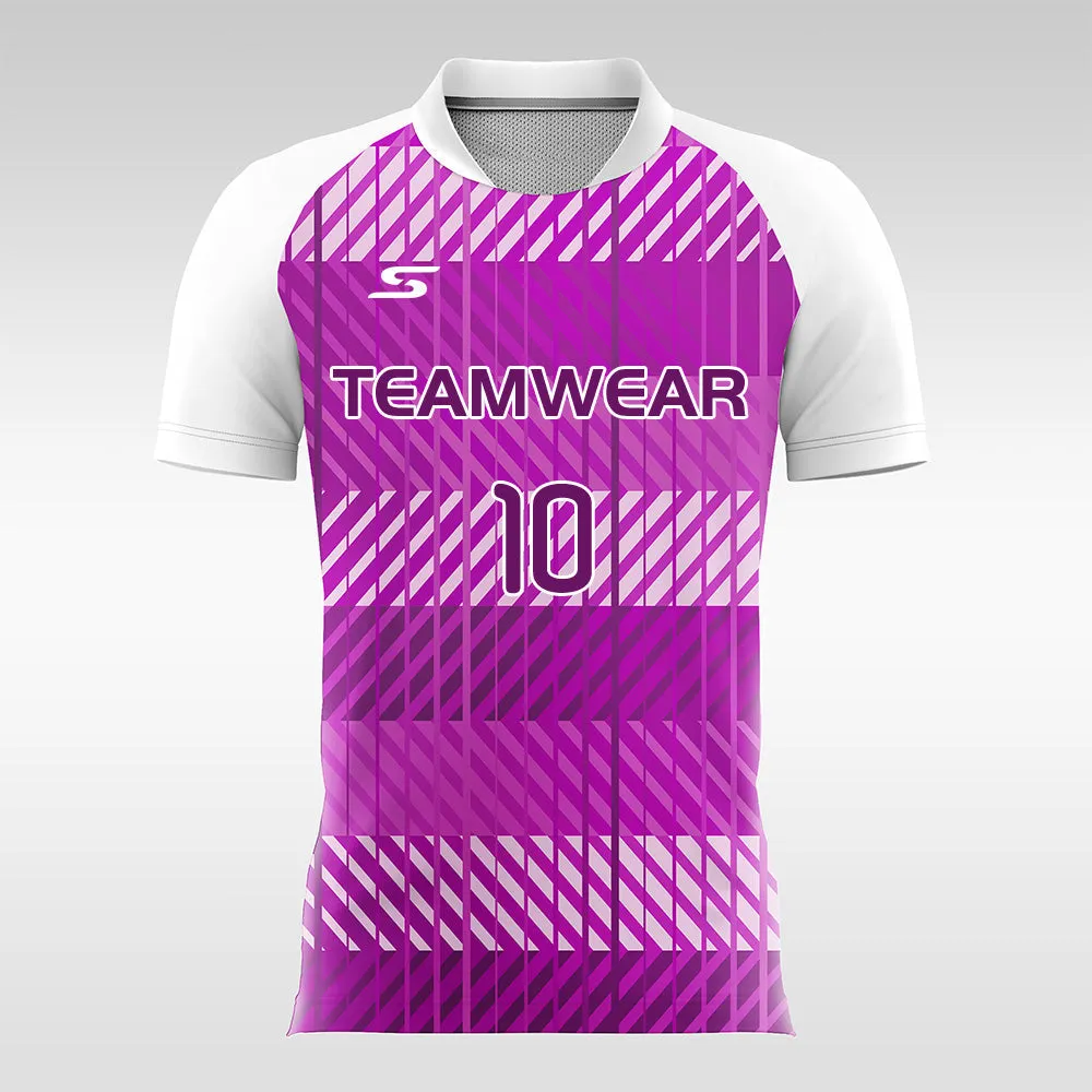 Purple-Ribbon-Men’s Sublimated Soccer Jersey