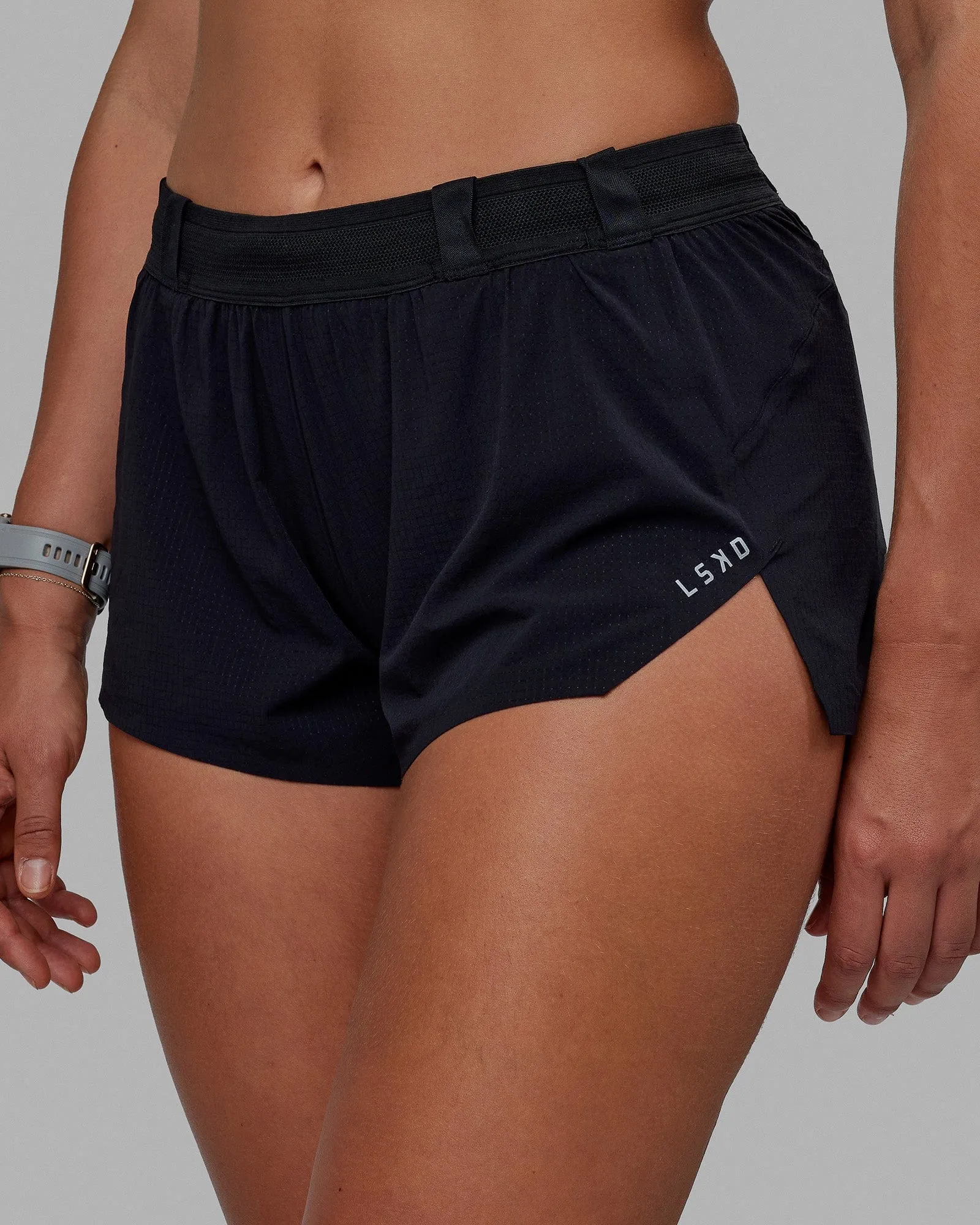 Race Day 3" Running Shorts - Black