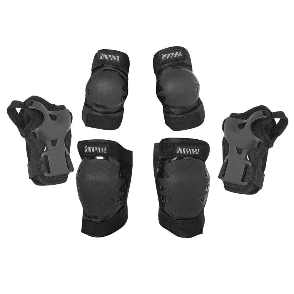 Rampage Knee, Elbow and Wrist Pad Set - Purple