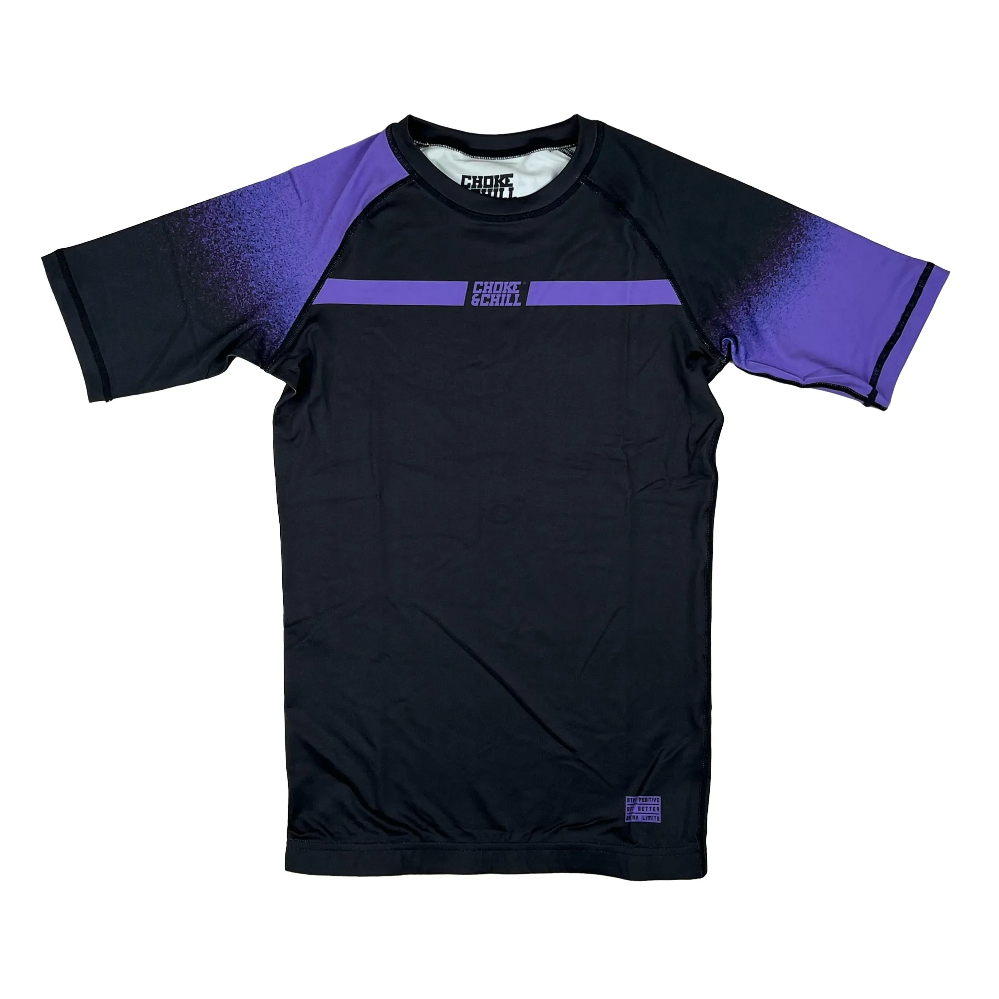 Ranked Rashguard - Purple - Short Sleeve
