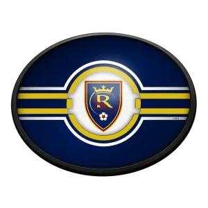 Real Salt Lake: Oval Slimline Lighted Wall Sign