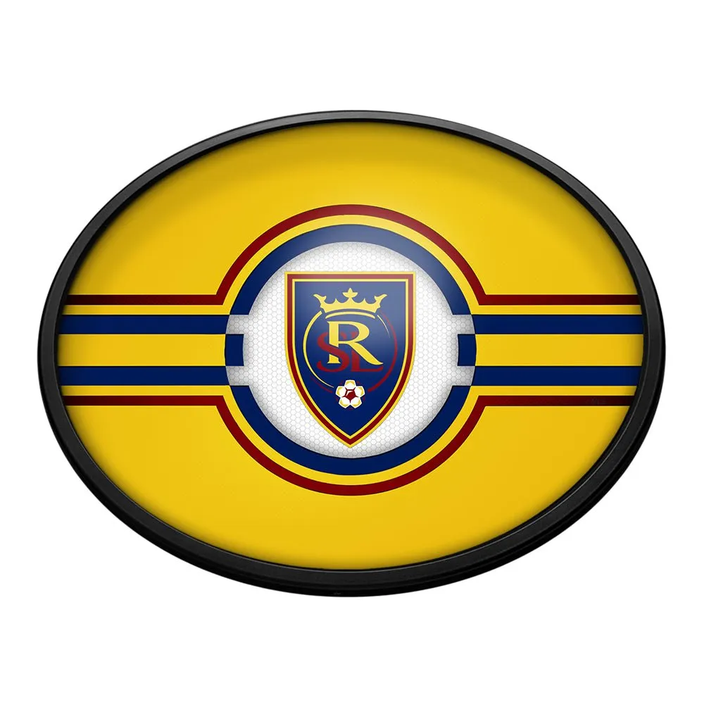 Real Salt Lake: Oval Slimline Lighted Wall Sign