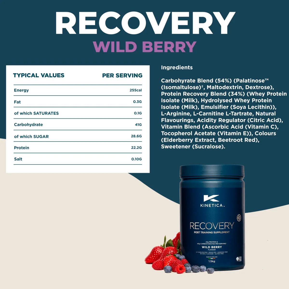Recovery Wild Berry 1.5kg