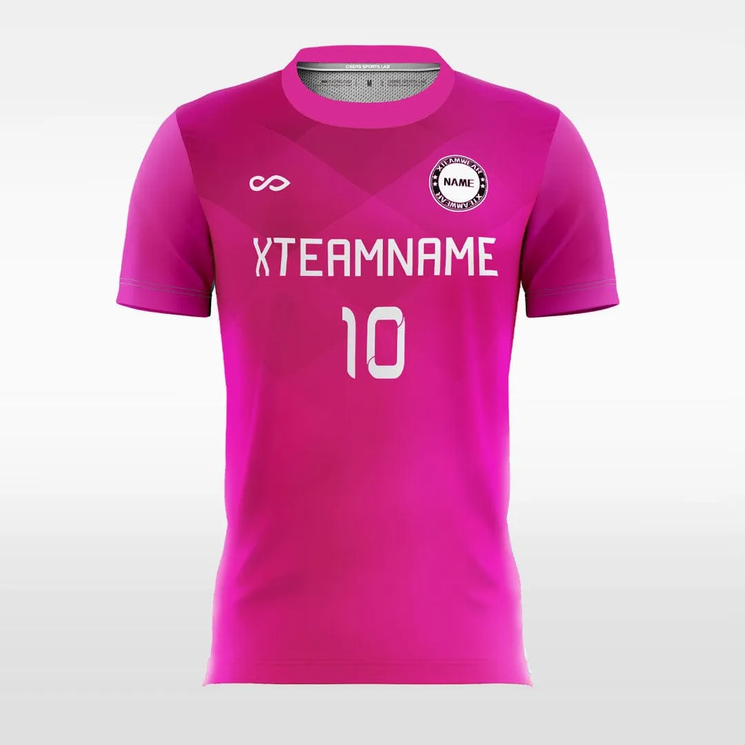 Reflection - Customized Men's Sublimated Soccer Jersey Fluorescent