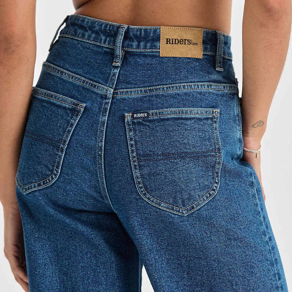 RIDERS HI WIDE JEAN AFTERGLOW