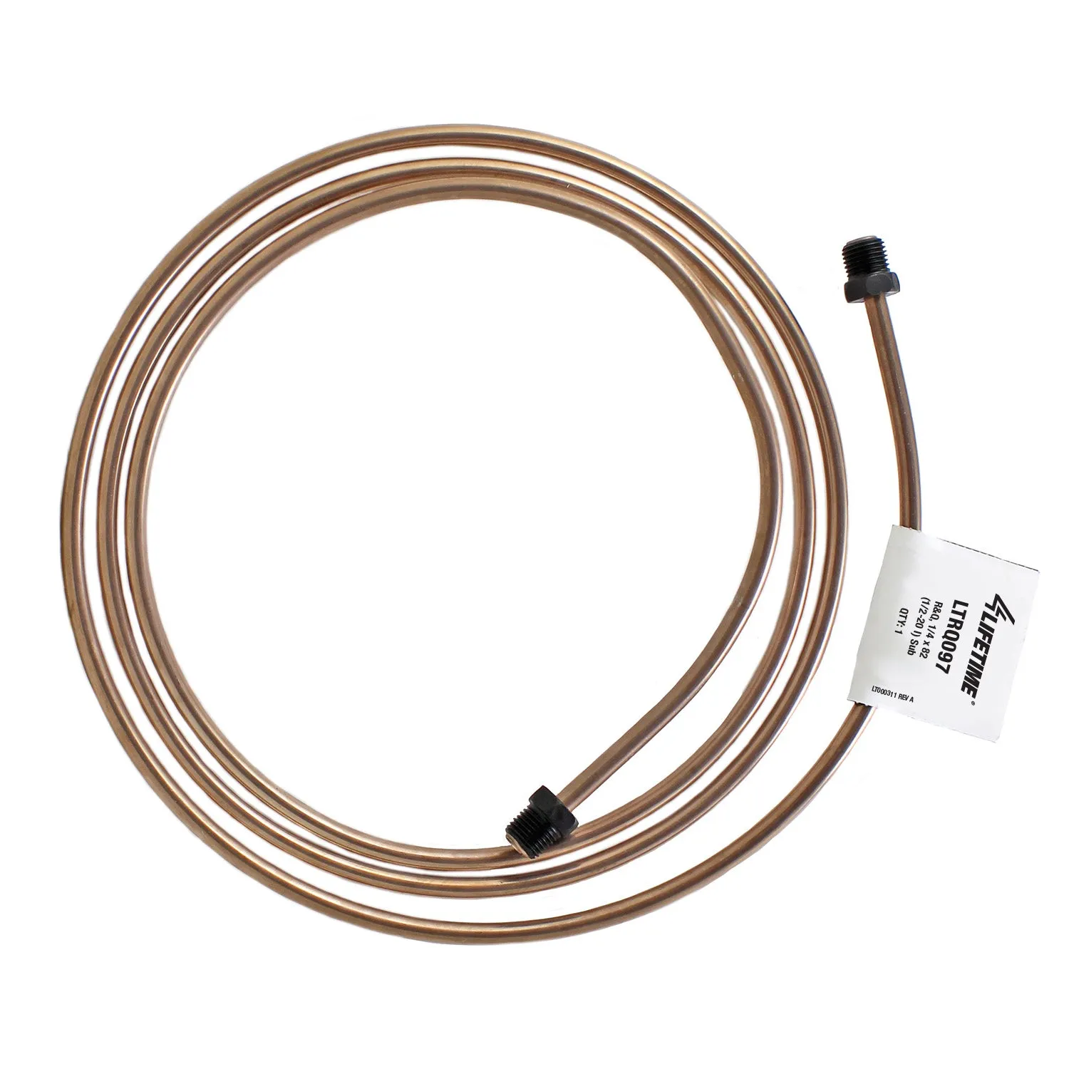RightQuick 1/4" x 82" Copper Nickel Line (1/2-20 I) Flared with Fittings