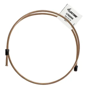 RightQuick 3/16" x 38" Copper Nickel Line (3/8-24 I) Flared with Fittings