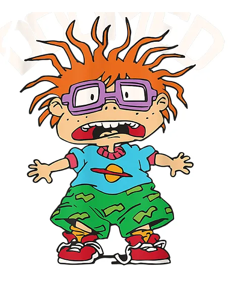 Rugrats Chuckie Bacon All Over Print Basketball Shorts With Pockets