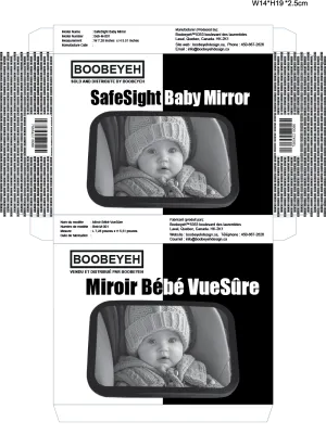 Safesight baby mirror – car safety mirror for easy monitoring