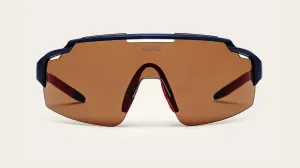 SAKER-Indigo / Red / High Contrast Brown