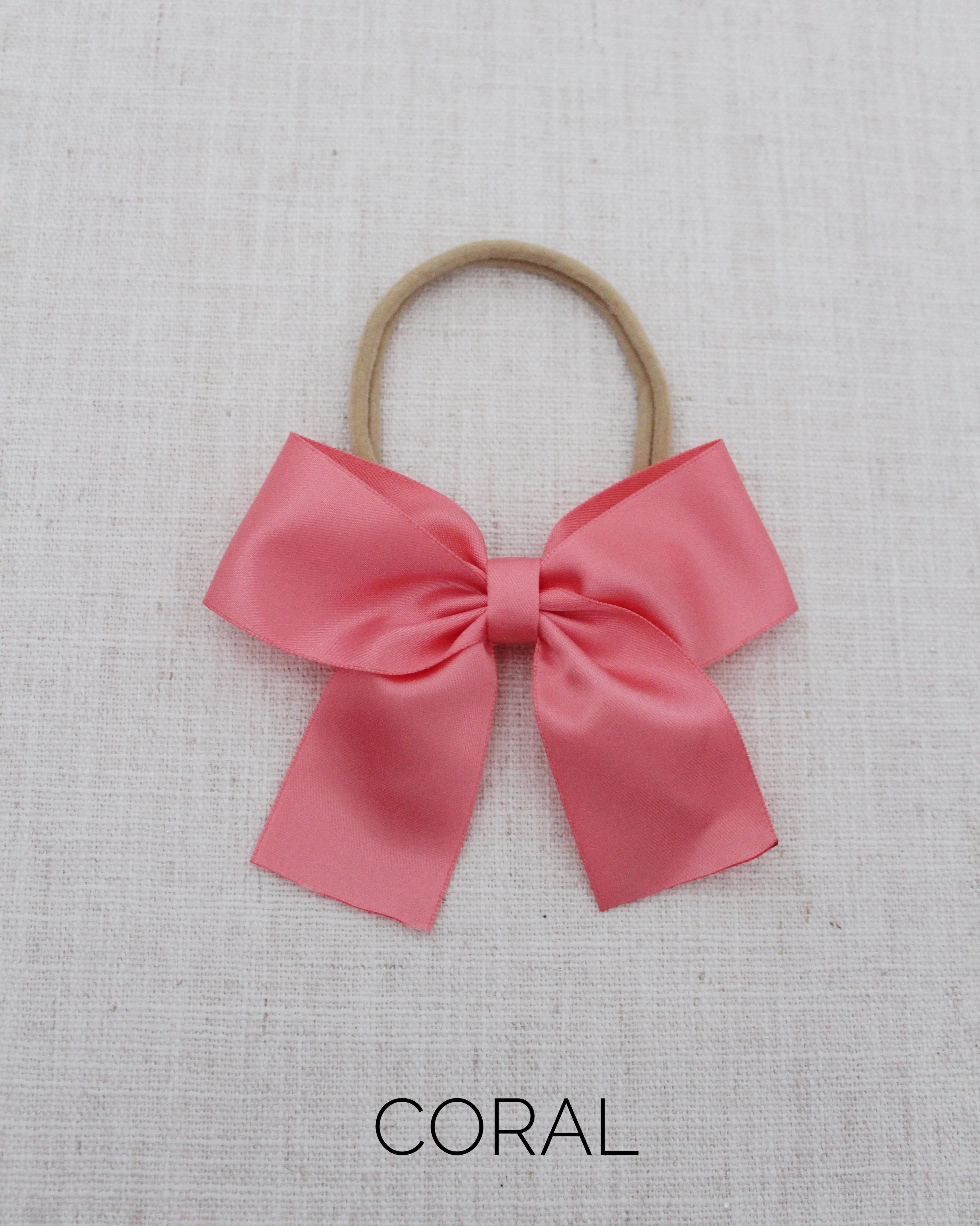Satin Bow Hair Clips for Girls