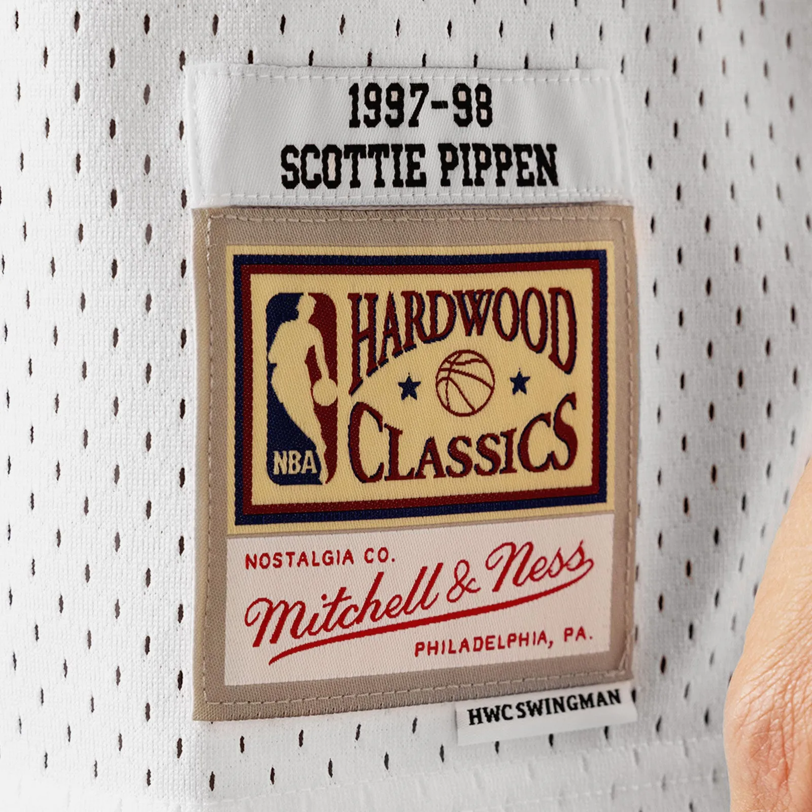 Scottie Pippen Chicago Bulls 97-98 HWC Swingman Jersey - White