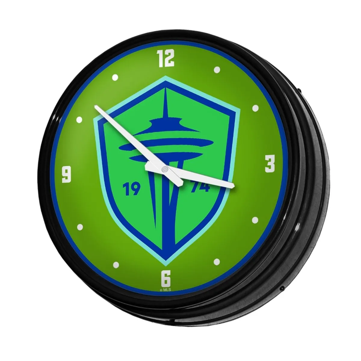 Seattle Sounders: Retro Lighted Wall Clock