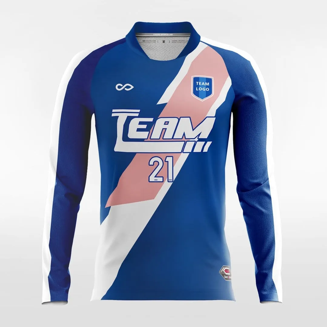Shadow - Customized Men's Sublimated Long Sleeve Soccer Jersey