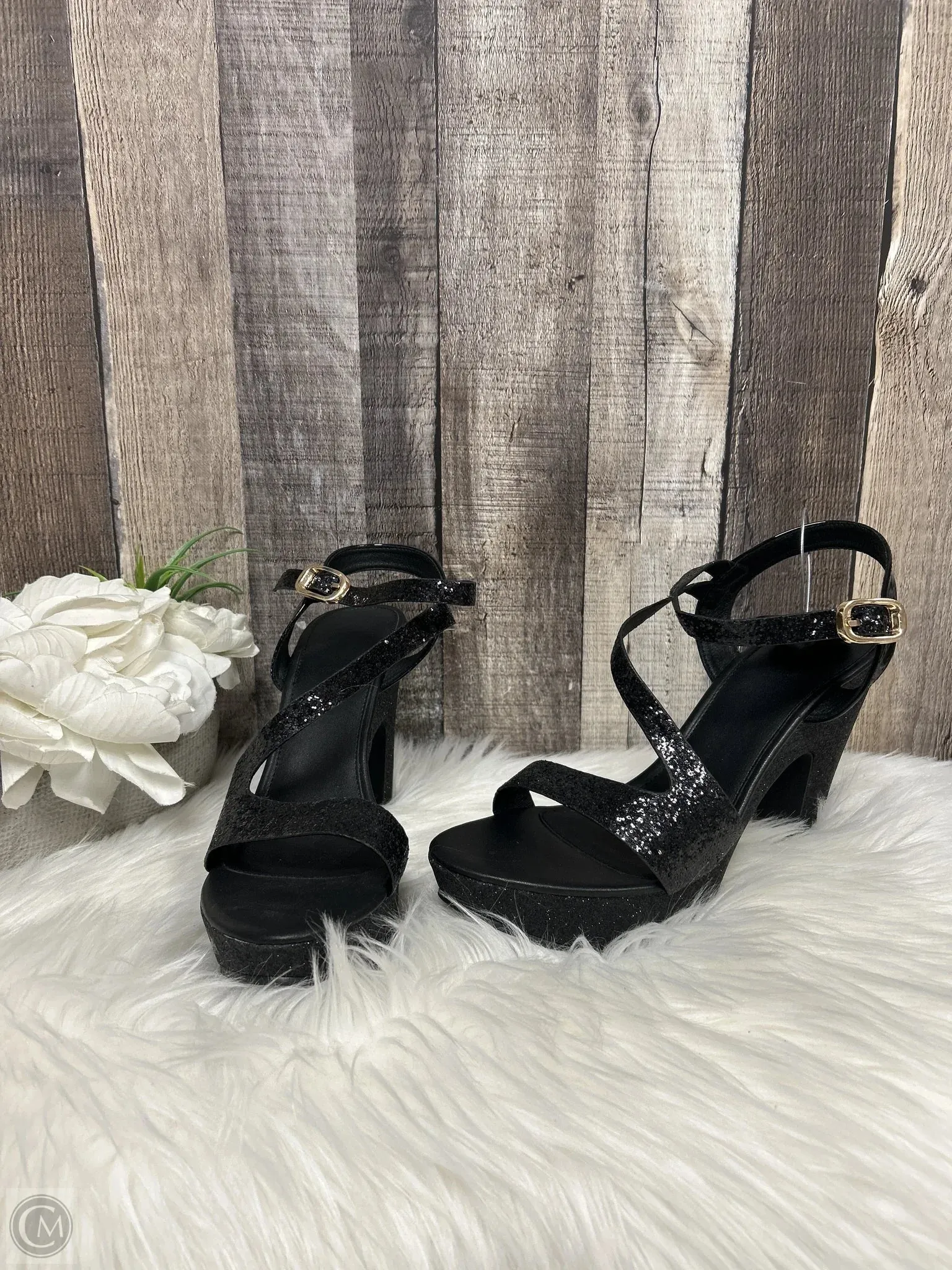 Shoes Heels Block By Cmf In Black, Size: 5