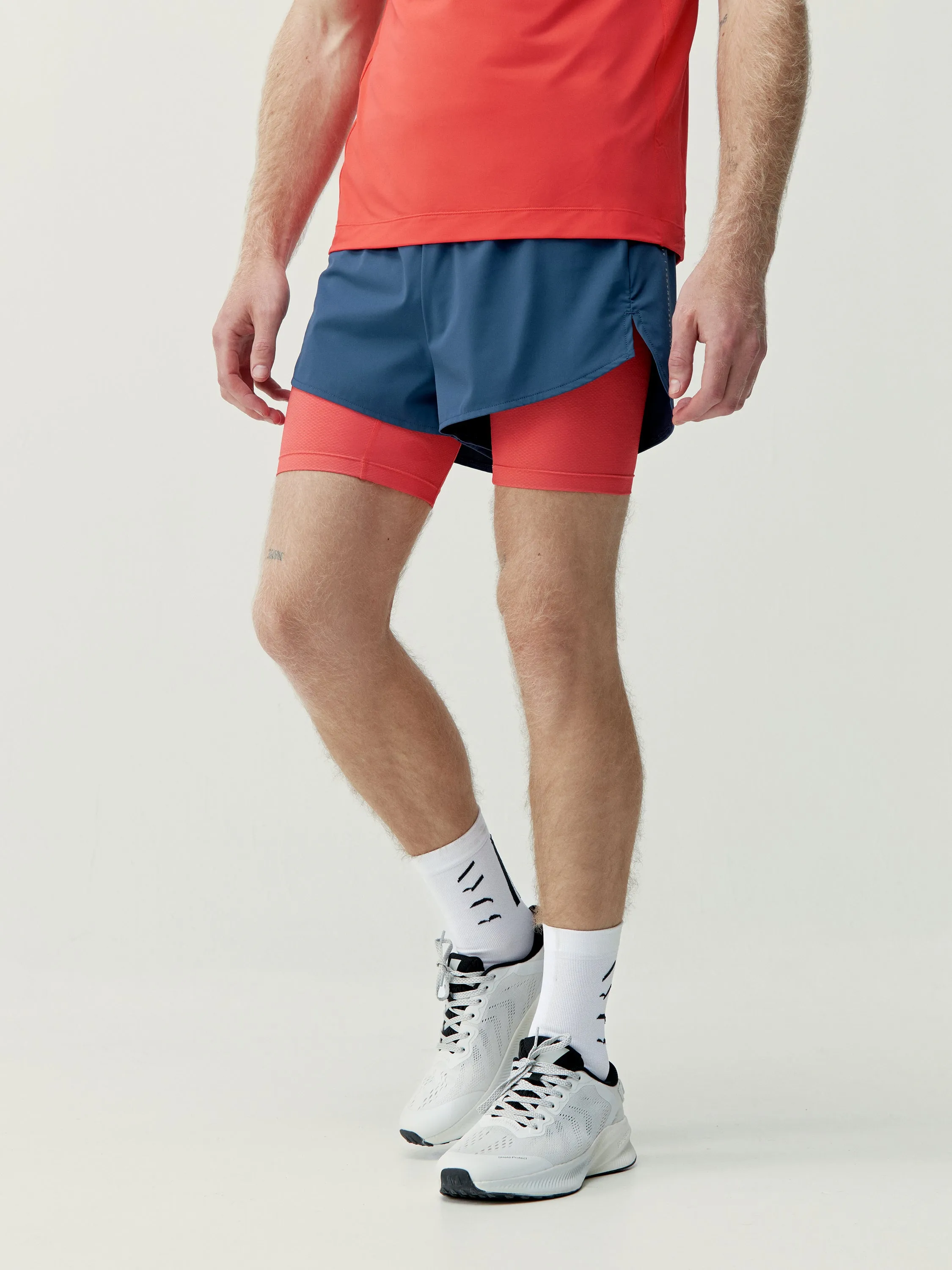 Short Ontario Sea Blue/Coral Bright