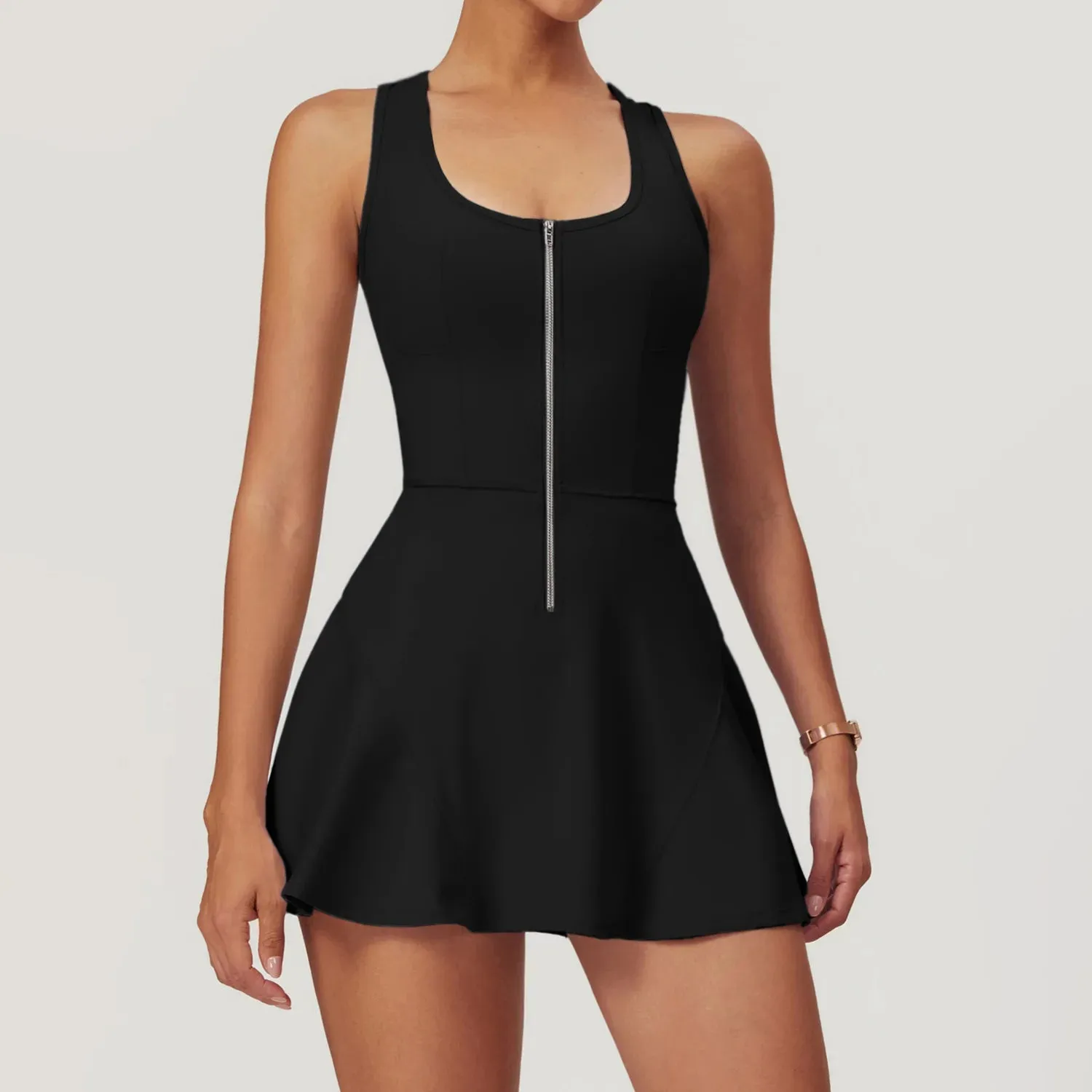 Sleeveless Skirt Bodysuit