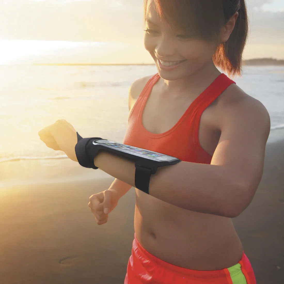 Smartcuff smartphone wrist case black