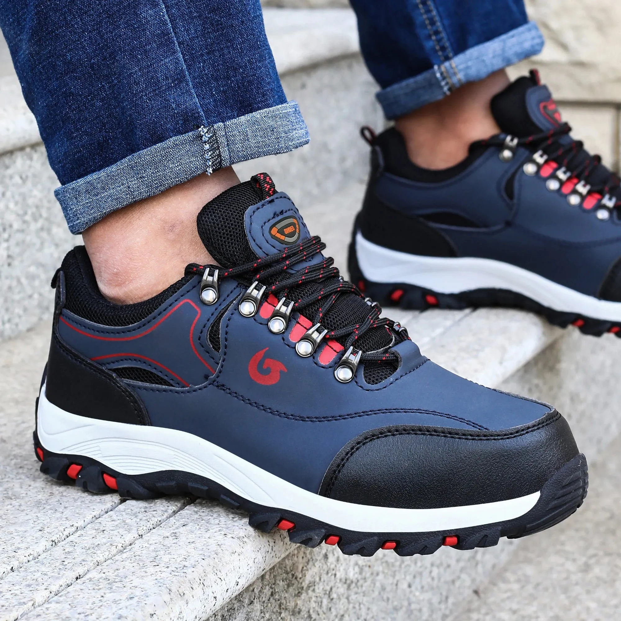 Steel Toe Cap Shoes – Work Boots, Puncture-Proof Safety Shoes, Protective Footwear, Security Sneakers for Men