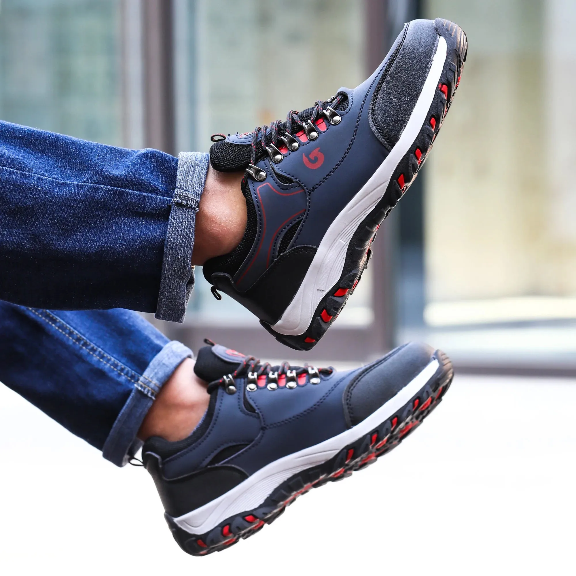 Steel Toe Cap Shoes – Work Boots, Puncture-Proof Safety Shoes, Protective Footwear, Security Sneakers for Men