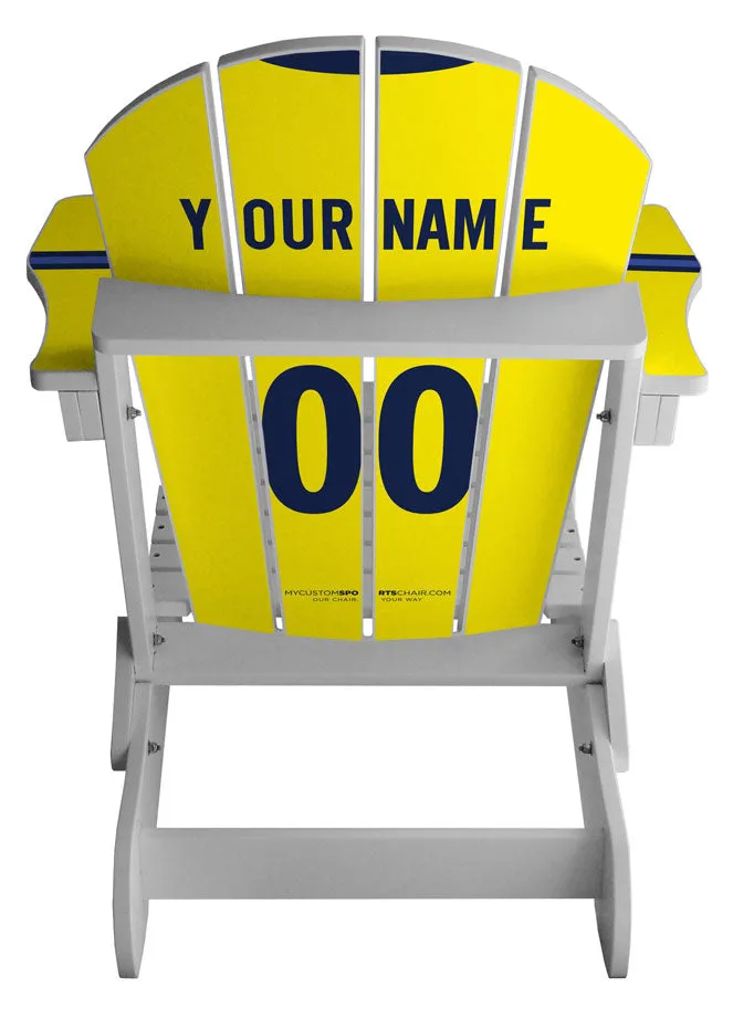 Sweden Complete Custom with personalized name World Soccer Chair