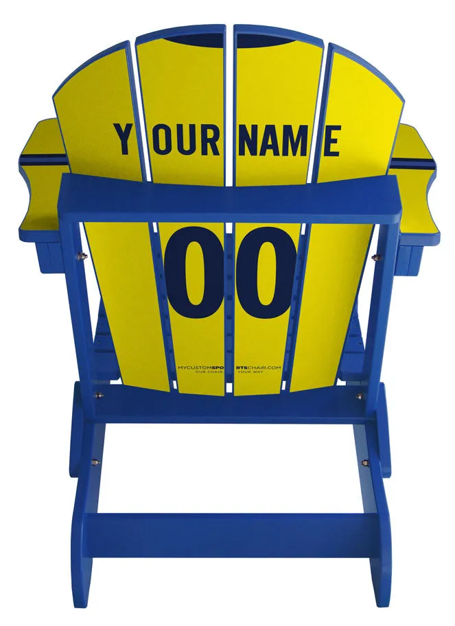 Sweden Complete Custom with personalized name World Soccer Chair