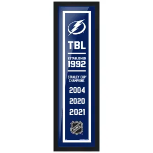 Tampa Bay Lightning 6x22 Empire Framed Sign