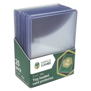 Top Loaded Card Protector 3x4 35pt