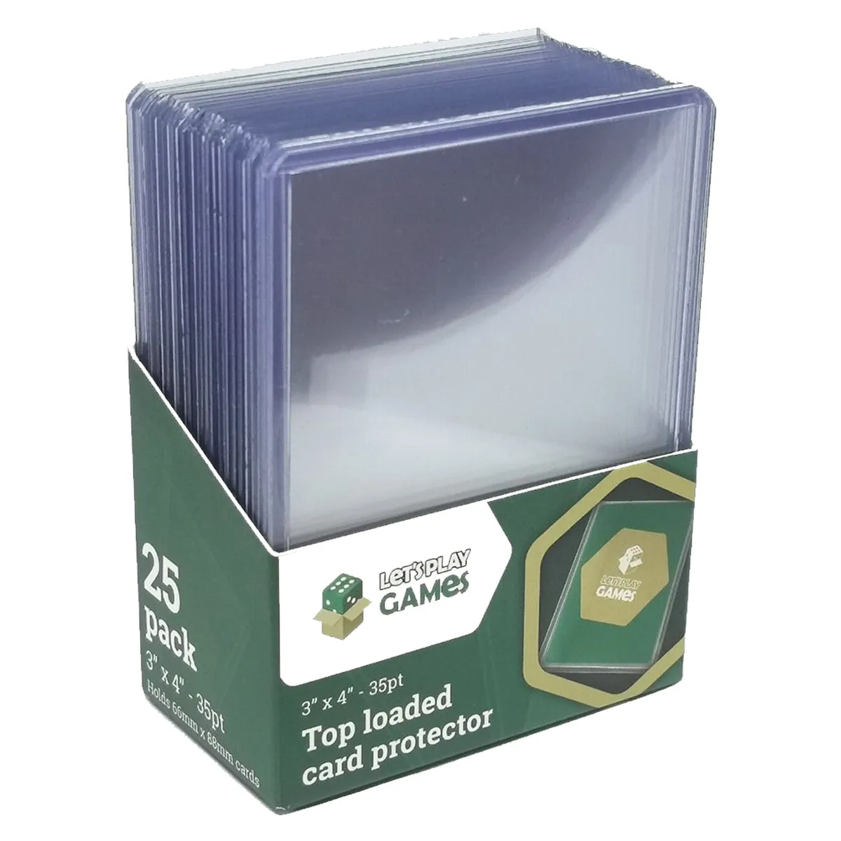 Top Loaded Card Protector 3x4 35pt