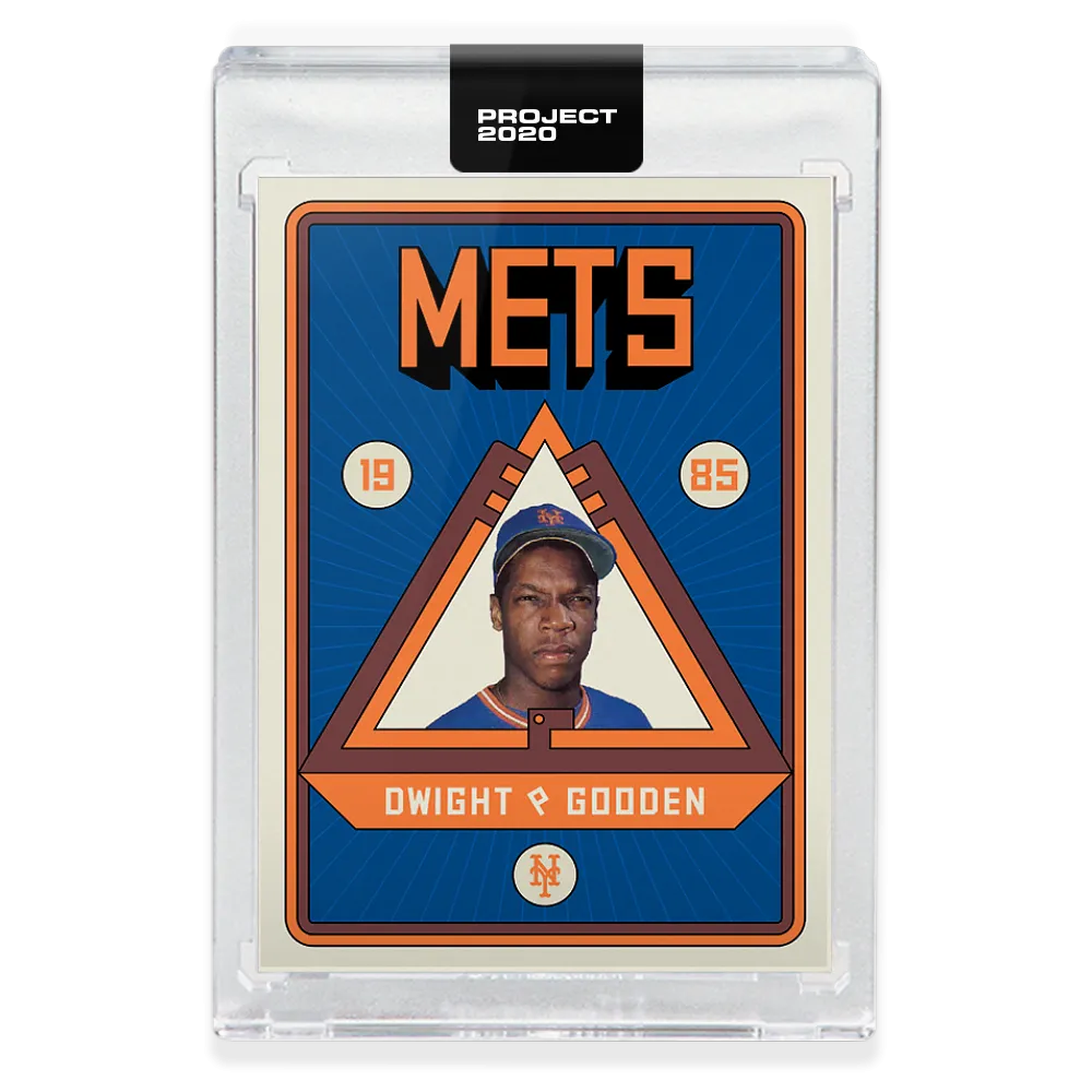 Topps PROJECT 2020 Card 106 - 1985 Dwight Gooden by Grotesk - Print Run: 8854