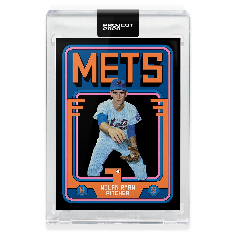 Topps PROJECT 2020 Card 126 - 1969 Nolan Ryan by Grotesk - Print Run: 4859